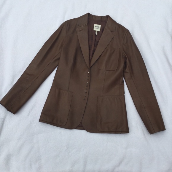 Hermes Paris Leather Jacket NWT - Picture 2 of 10